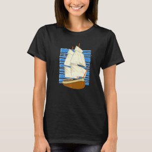 Camiseta Vela Náutica Velegador Capitão Navio Vela Barco Ve