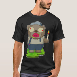 Camiseta Vela Zombie do Bear Halloween