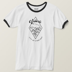 Camiseta Velaris Vintage Oversized Ringer