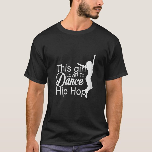 Camiseta Velas de dança de hip hop roupas garotas 90 fantas (Frente)