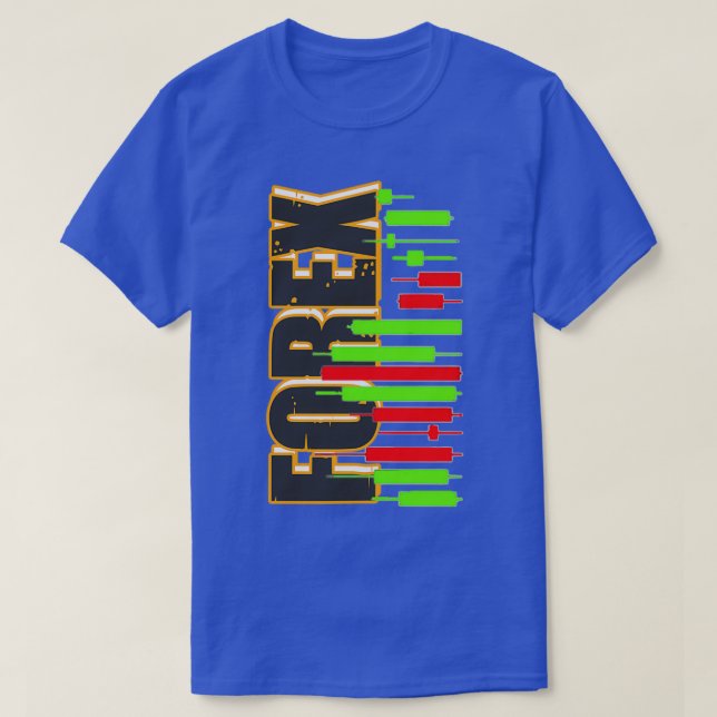 Camiseta Velas do Forex Trader (Frente do Design)