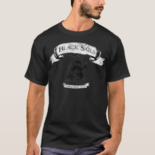 Camiseta Velas Negras Velejando Desde 1715