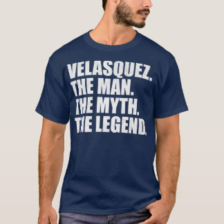 Camiseta VelasquezVelasquez Nome da família Velasquez sobre