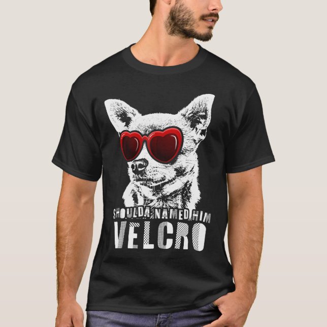 Camiseta Velcro Chihuahua Dog (Frente)