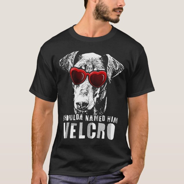 Camiseta Velcro Doberman (Frente)