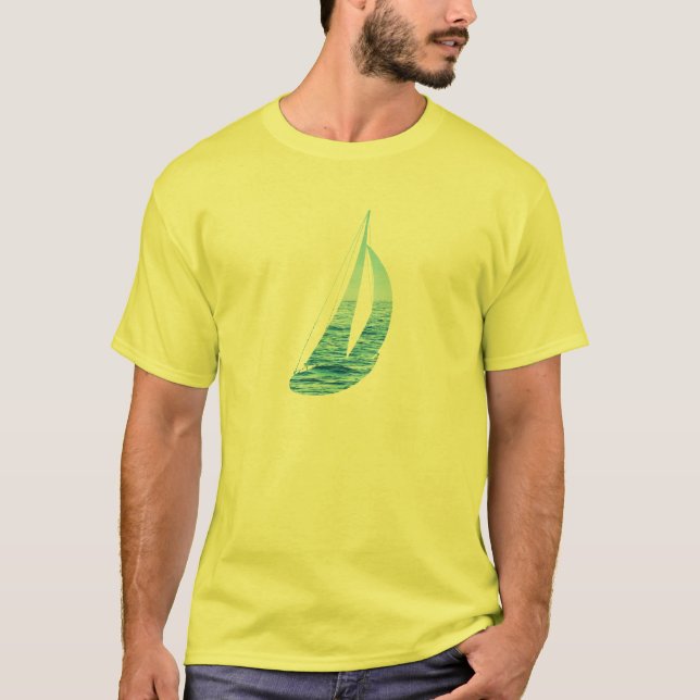 Camiseta veleiro do oceano (Frente)