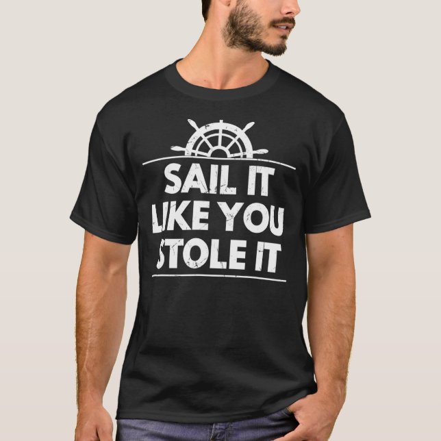 Camiseta Veleja Como Se Roubasse Os Aventuros À Vela (Frente)