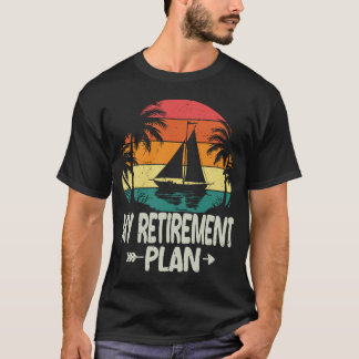 Camiseta Velejador de Barco Engraçado Velejando à vela