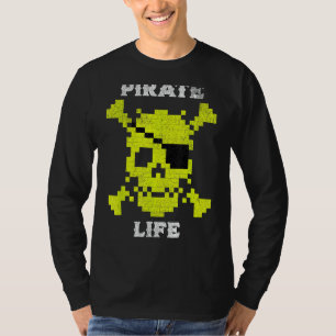 Camiseta Velejar as focas adortadas ao crânio com o pir Swa