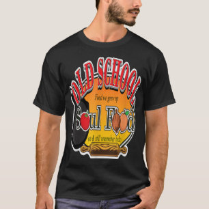 CAMISETA VELHA COMIDA DE ALMA DA ESCOLA PARA APARECER NO K