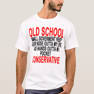 Camiseta Velha escola T-Shirt.png conservador