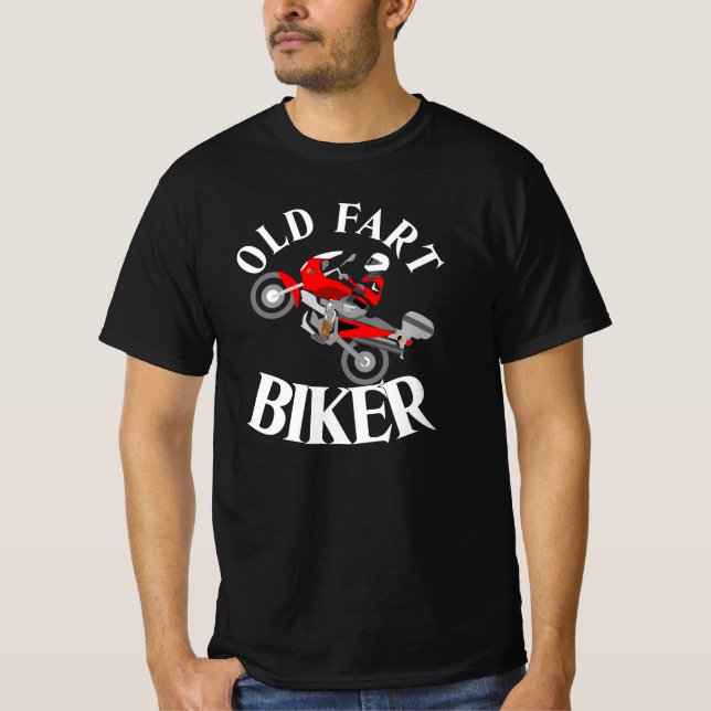 Camiseta velha Fart Biker (Frente)