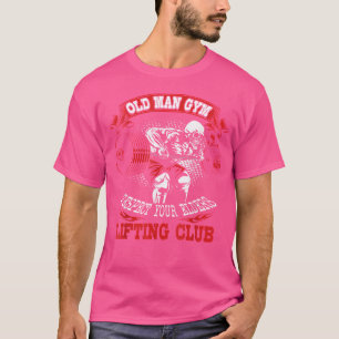 Camiseta Velha Giro Respeita Os Idosos Levantando O Traje B