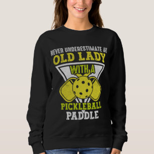 Camiseta Velha Mulher Adorava Esportes De Pickleball, Pijel