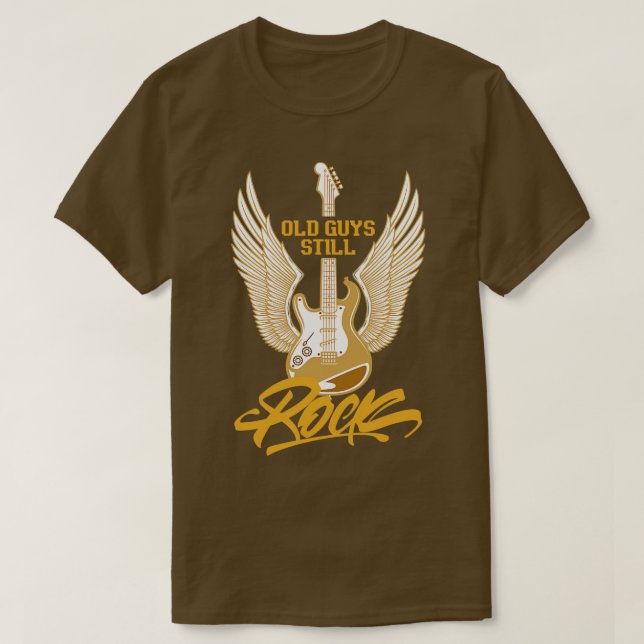 Camiseta Velhas Caras Ainda Rocham (Frente do Design)