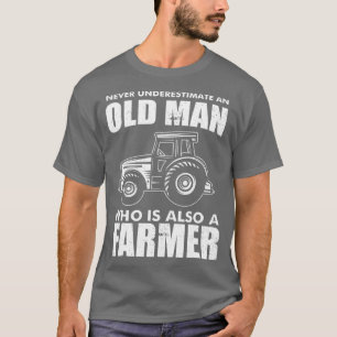 Camiseta Velho Agricultor Trator Vovô Caminhão Fazenda
