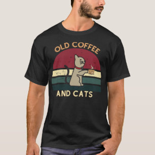 Camiseta VELHO CAFÉ E café porque assassinato de viciado em
