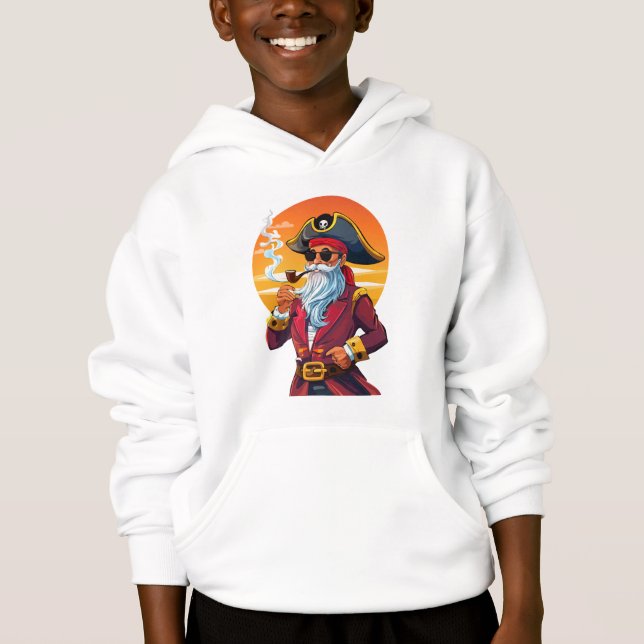 Camiseta velho capitão pirata (Frente)