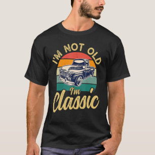 Camiseta Velho Carro Gráfico Mens & Mulheres Não sou Velho,
