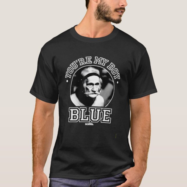 Camiseta Velho Colégio Você É Meu Azul (Frente)