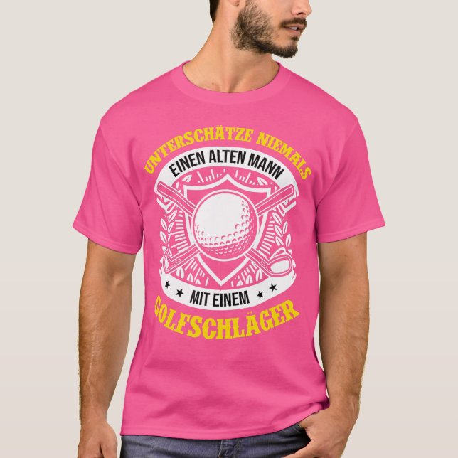 Camiseta Velho com Golfe Clusters Golfe Golfe (Frente)