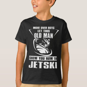 Camiseta Velho Como Jetski Legal Funny Jet-ski Jet Skiin