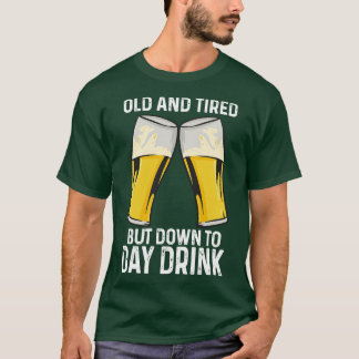 Camiseta Velho E Cansado Mas Bebida No Dia A Dia