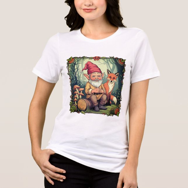 CAMISETA VELHO E UMA FOX EM UMA JUNGLE (Frente)
