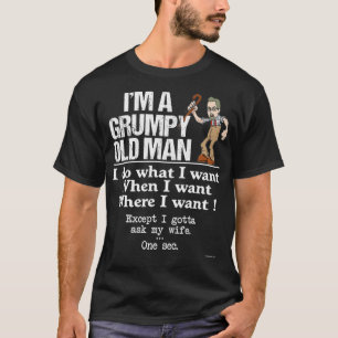 Camiseta Velho Engraçado