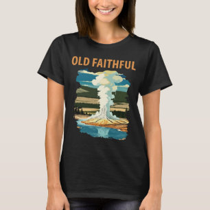 Camiseta Velho Geyser Fiel Amarelo Viagem