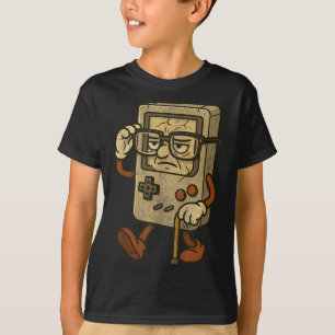 Camiseta Velho jogador engraçado vintage retrô videogame jo