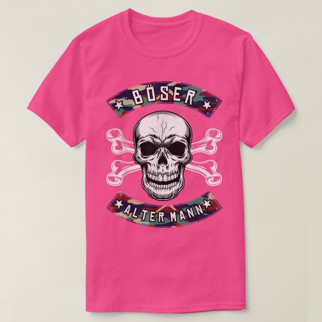 Camiseta Velho mau camousa  (Frente do Design)