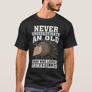 Camiseta Velho que ama Armadillos