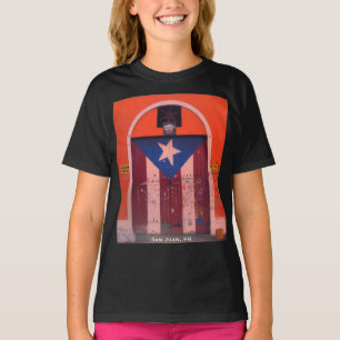 Camiseta Velho San Juan, Porto Rico Orgulho 