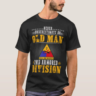 Camiseta Velho segundo da Divisão Armada do Exército Milita