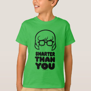Camiseta Velma "mais esperto do que você" gráfico
