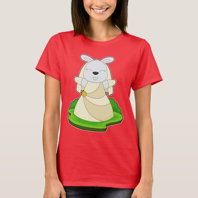 Camiseta Velo de Noiva Coelho Casamento (Frente)