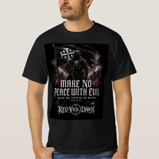 Camiseta Velo Vermelho Alvorecer - Não faça paz com o mal