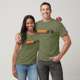 Camiseta Vélo Vintage Rétro – Design Cycliste Coloré