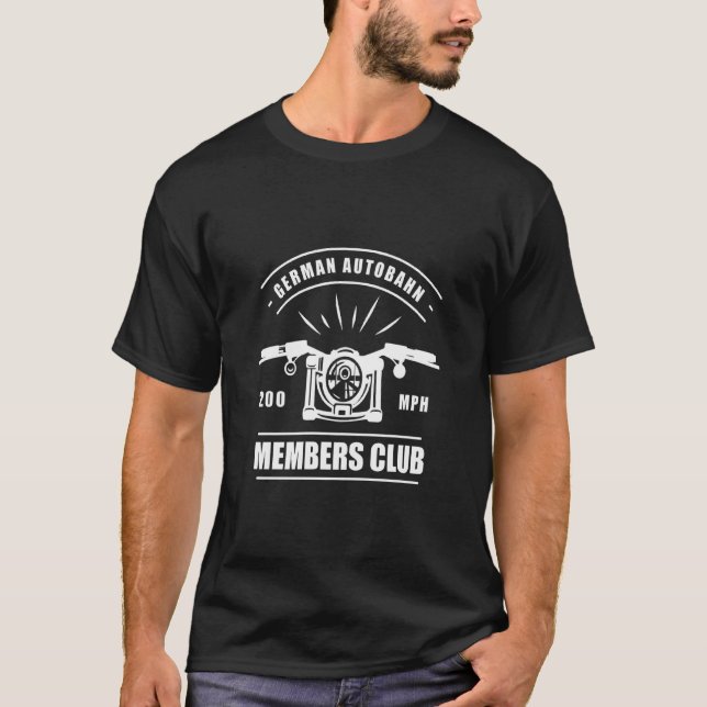 Camiseta Velocidade da autoestrada do Clube dos Membros Ale (Frente)