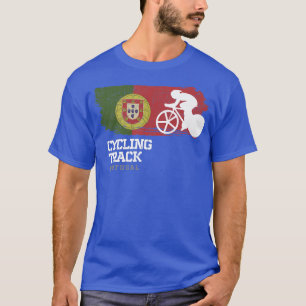 Camiseta Velocidade da Corrida de Ciclagem Rodoviária em Po