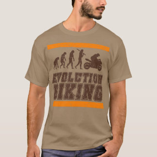 Camiseta Velocidade da Rua de Motociclismo em Evolução