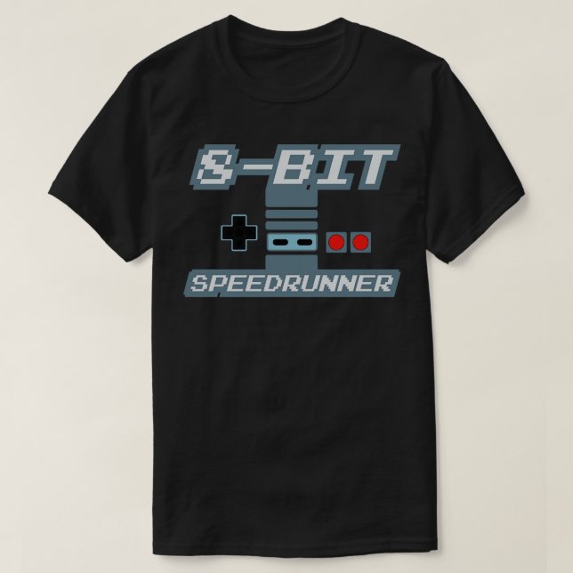 Camiseta Velocidade de 8 Bits 5 (Frente do Design)