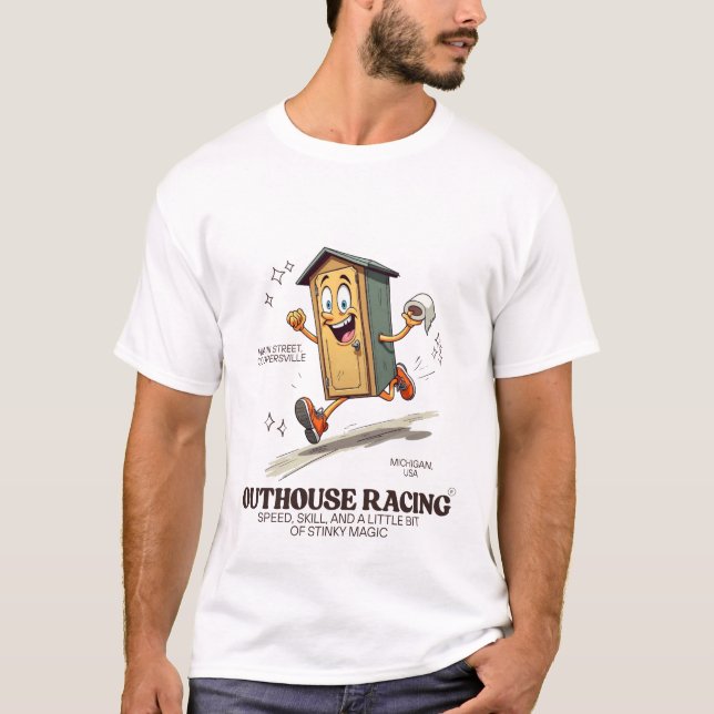 Camiseta Velocidade de corrida externa (Frente)