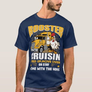 Camiseta Velocidade De Cruzamento Do Rooster Para Cima Mova