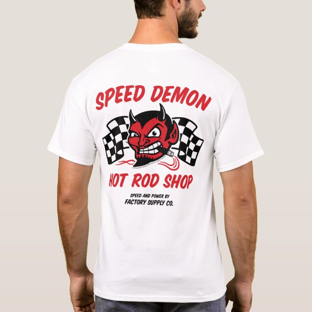 Camiseta Velocidade do demônio SD002 (Verso)