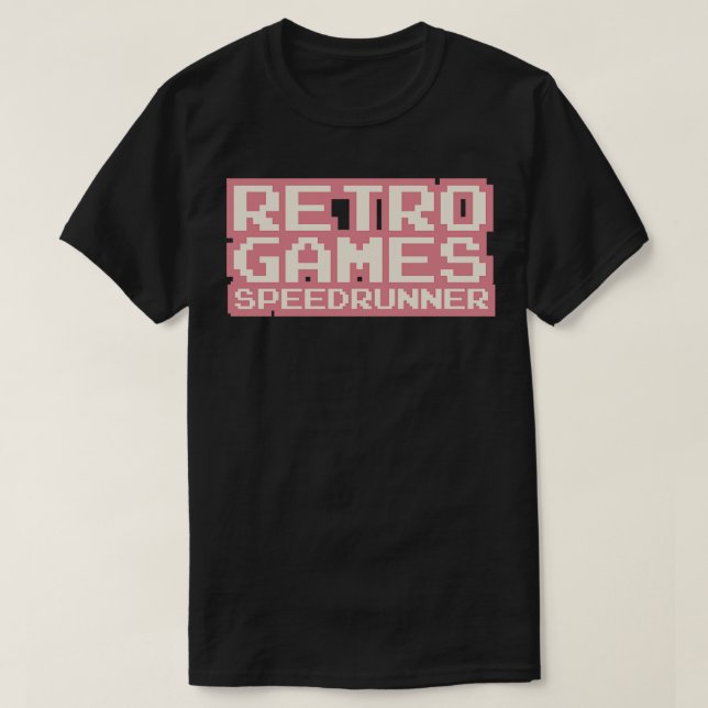Camiseta Velocidade dos Jogos Retroativos (Frente do Design)