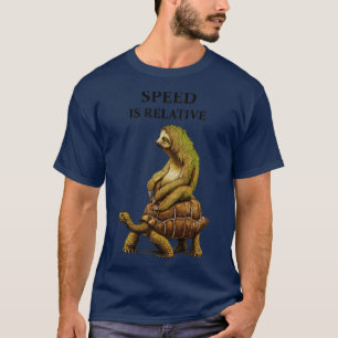 Camiseta Velocidade é Relativa à Lama Animal