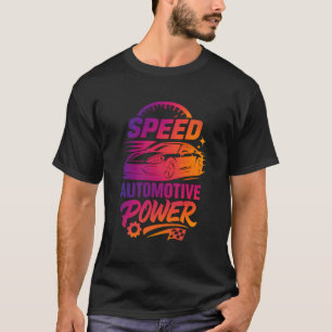 Camiseta Velocidade, Impulso E Desvio Cromático — Ca Tipogr