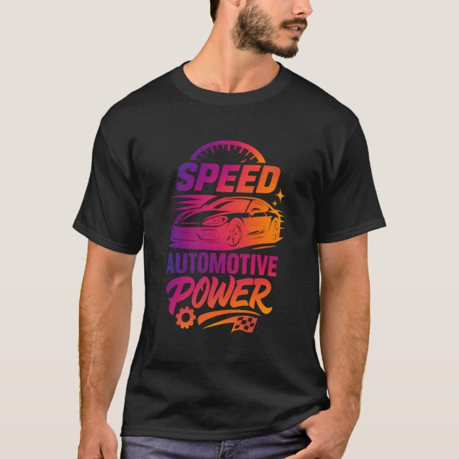 Camiseta Velocidade, Impulso E Desvio Cromático — Ca Tipogr (Frente)